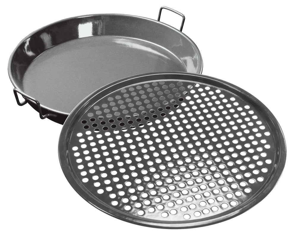 BBQ Accessoire Pizza Plaat Middel Set 2 van Stuks