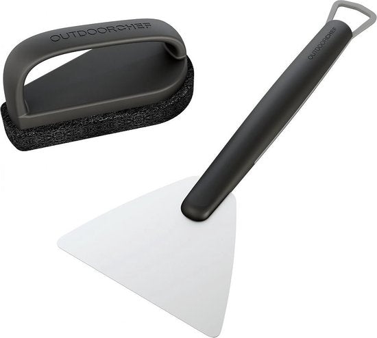 BBQ Accessoire Plancha Reinigingskit Set van 3 Stuks