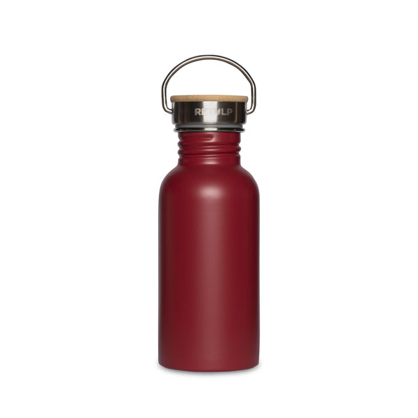 Urban Drinkfles met Bamboe Dop 500 ml Ruby Red